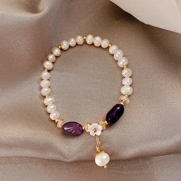 Bracelet for Women Fashion Sweet Pearl Crystal Bracelet Women's Simple Geometric Bracelet Jewelry Accessories Wholesale daiiibabyyy